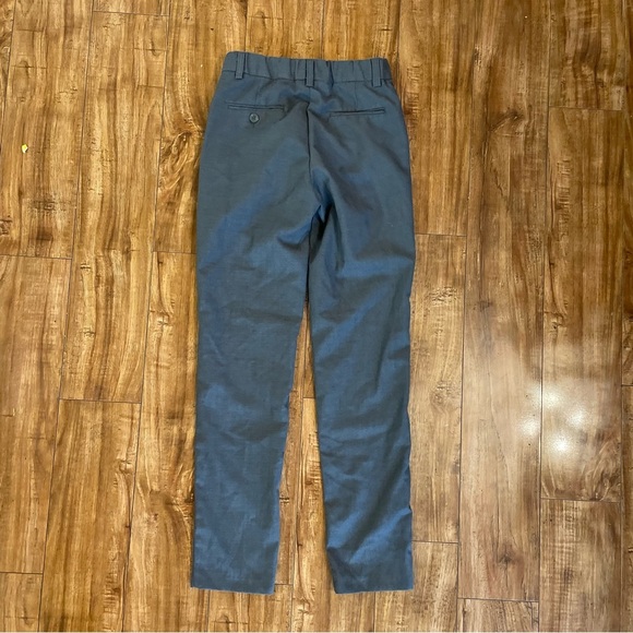 GIOVANNI UOMO Boys Gray‎ Slacks Slim Waist Tighteners Size 12 - Picture 9 of 12